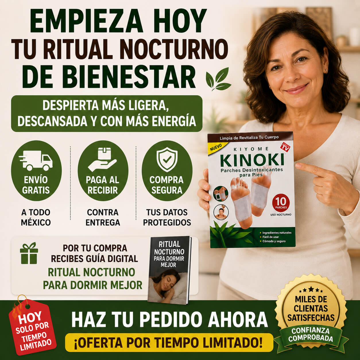 Oferta de 50 Parches KINOKI Desintoxicantes