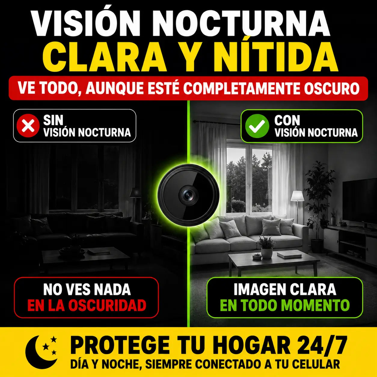 Mini Cámara Ip Wifi Espia 1080p