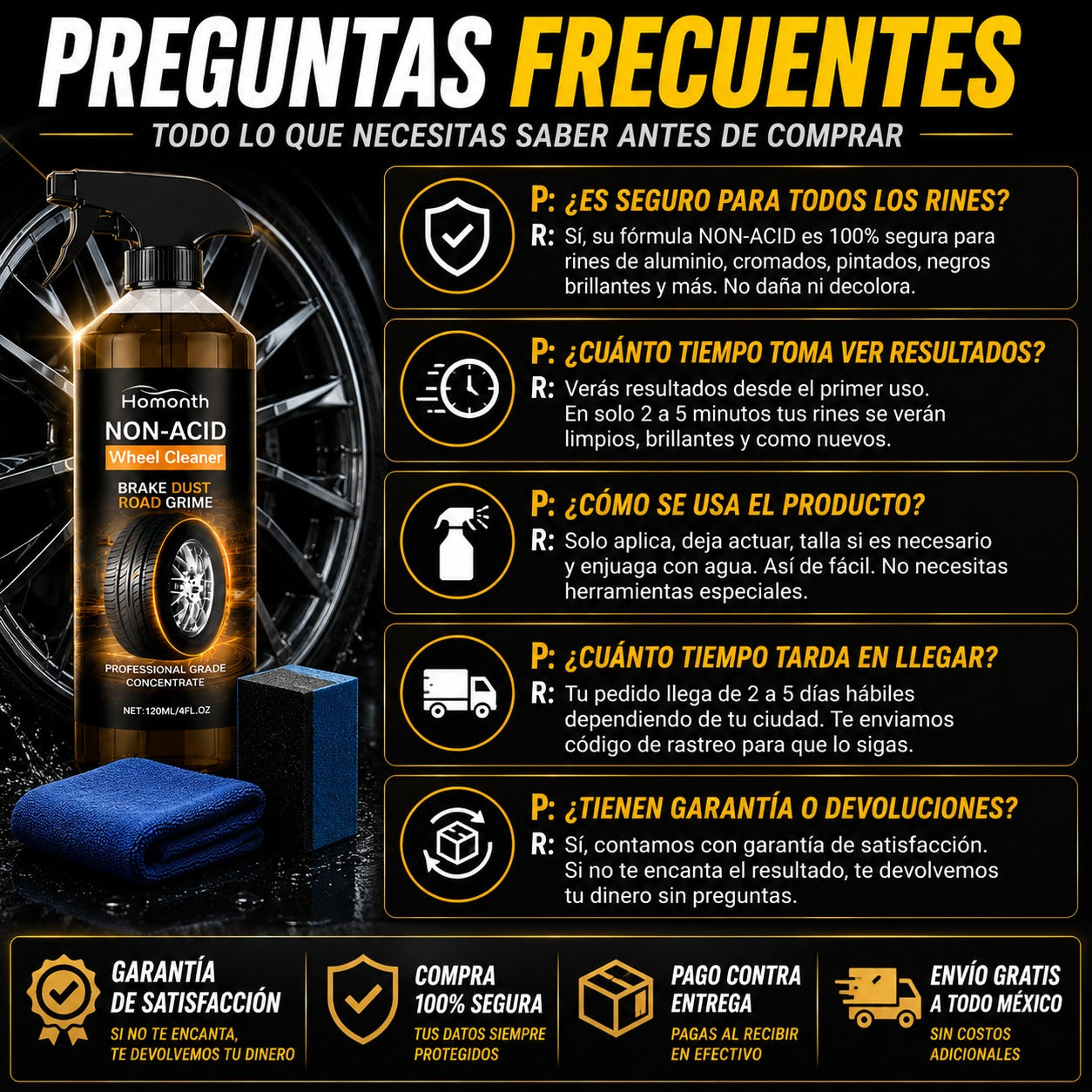 Brillo Extremo™ | Limpiador Profesional de Rines