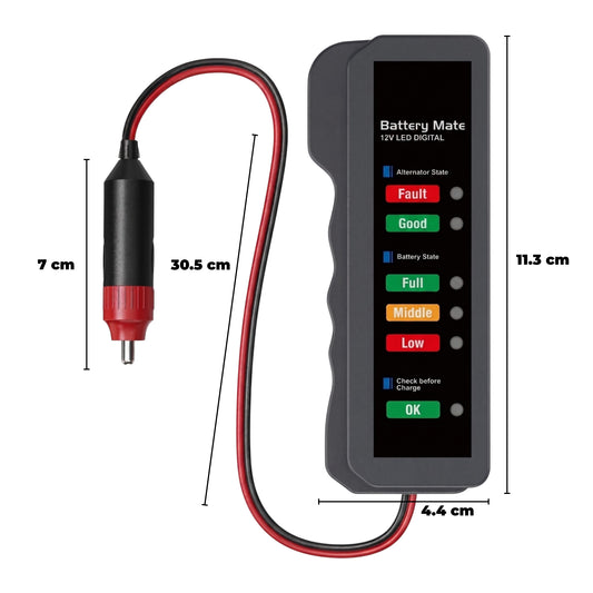 Probador de Bateria de Carro Tester