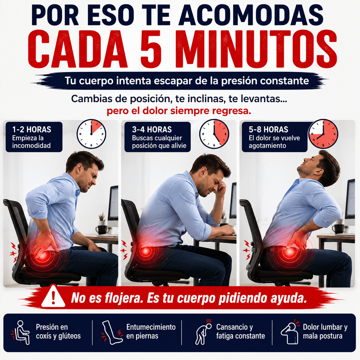 Cojín Antipresión™ Gel Ortopédico Confort Total