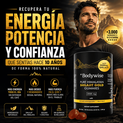 Gomitas de Shilajit del Himalaya – 60 Unidades