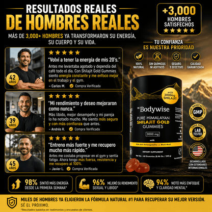 Gomitas de Shilajit del Himalaya – 60 Unidades