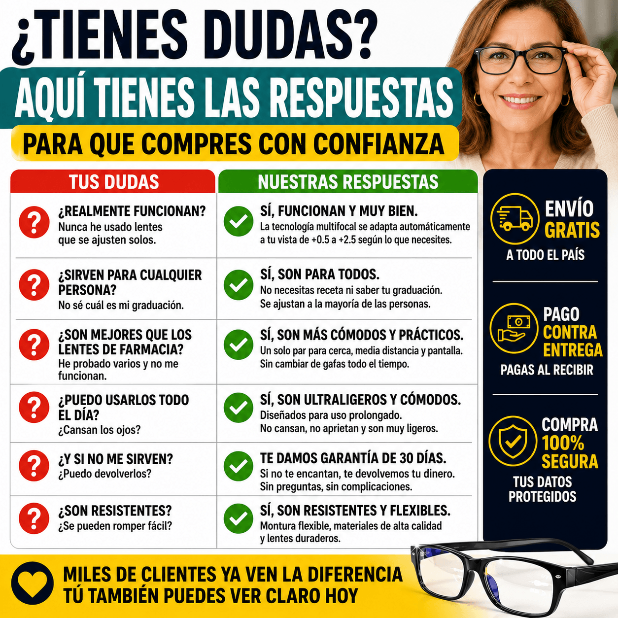 Lentes One Power Enfoque Automático