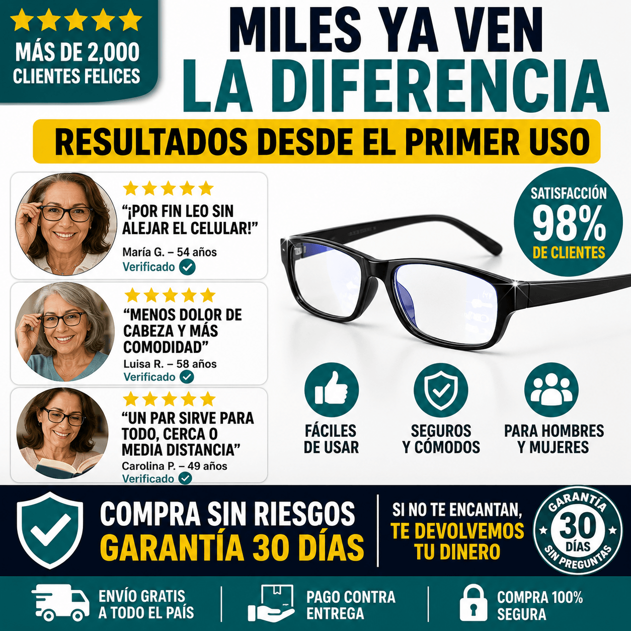 Lentes One Power Enfoque Automático
