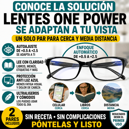 Lentes One Power Enfoque Automático