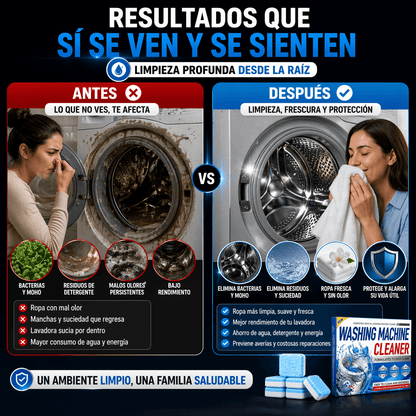 Pastillas Efervescentes de Limpieza Profunda 12 Pacs
