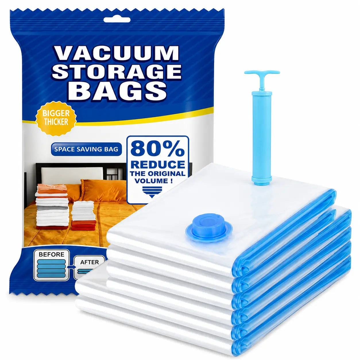 Bolsas de Almacenamiento al Vacío + bomba GRATIS