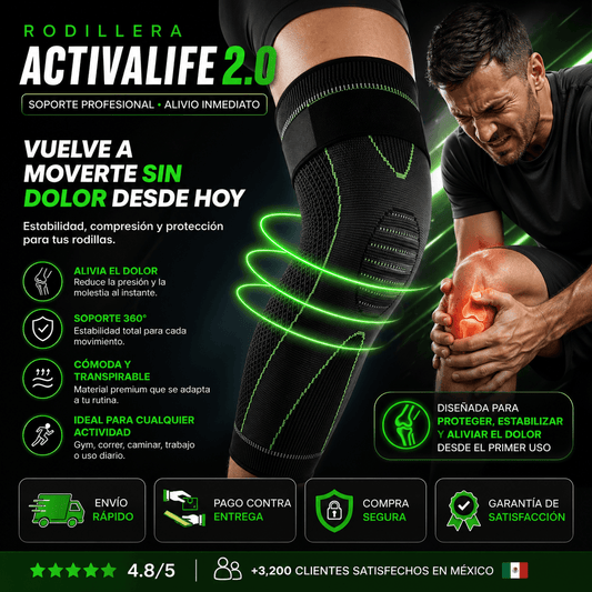 ActivaLife Pro™ Alivio Inmediato del Dolor de Rodilla 360°