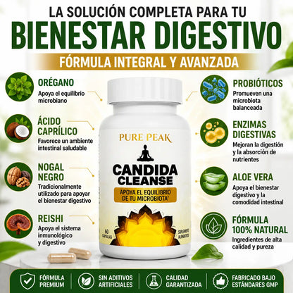 Suplemento Alimenticio Candida Cleanse – 60 Cápsulas