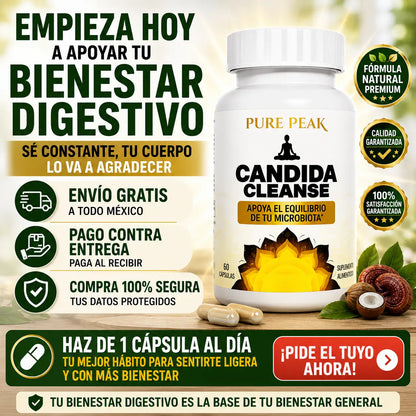 Suplemento Alimenticio Candida Cleanse – 60 Cápsulas