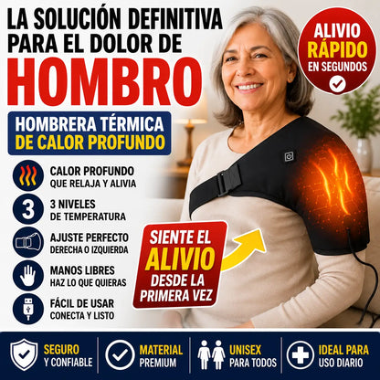 Hombrera Eléctrica Con Almohadilla Térmica