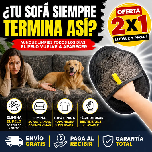 Guante Removedor de Pelo para Mascotas