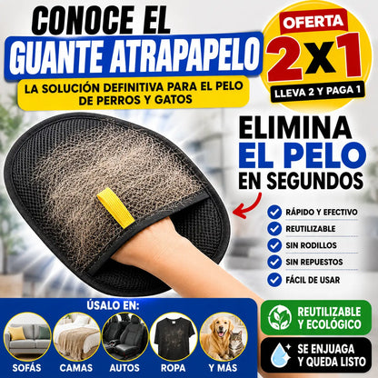 Guante Removedor de Pelo para Mascotas