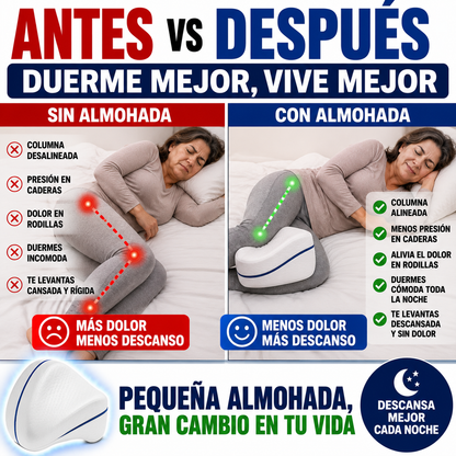 Almohada Ortopédica para Alinear Cadera y Columna