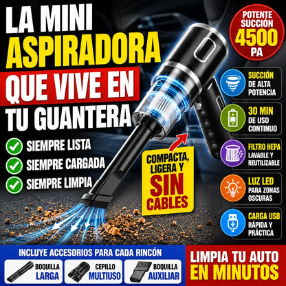 Aspiradora Portátil Para Carro Y Casa