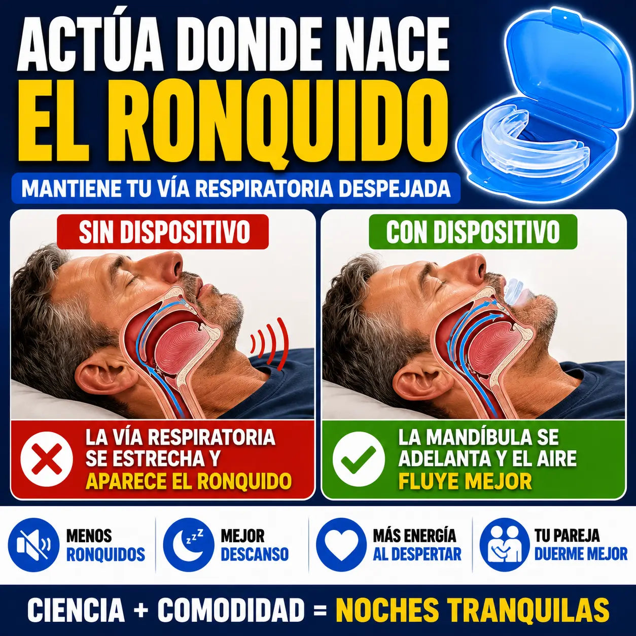 Boquilla Antirronquidos Premium™
