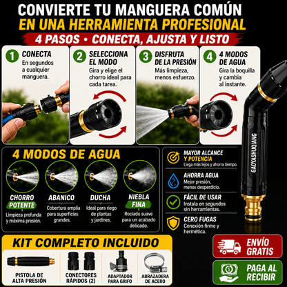 Pistola de Alta Presion de Agua boquilla