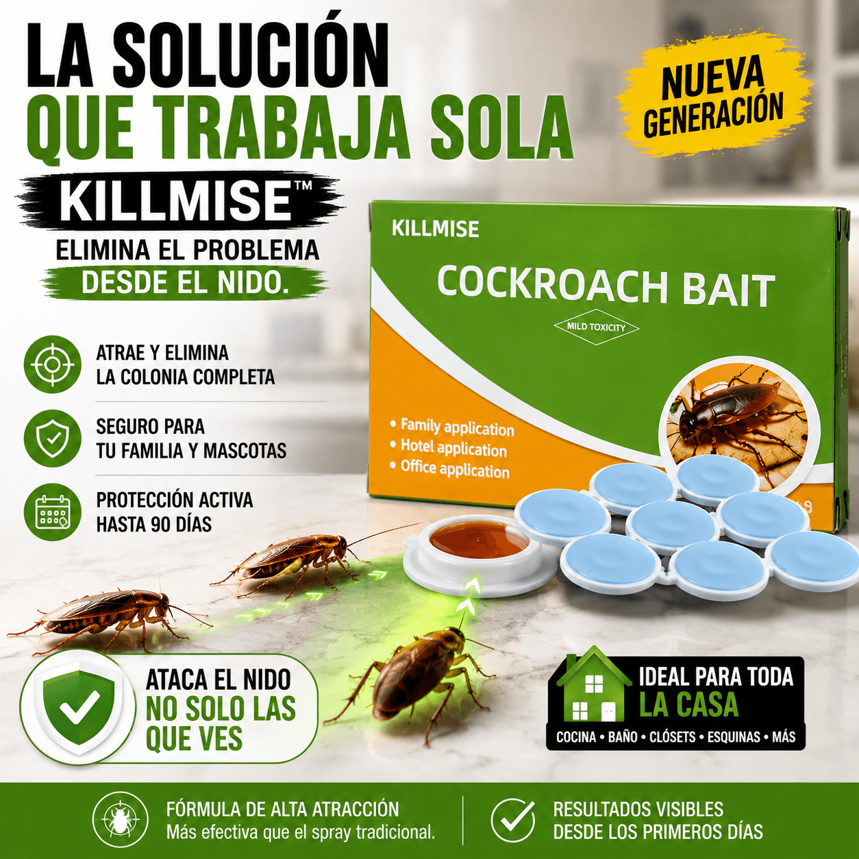 NidoZero™ Gel Eliminador de Cucarachas