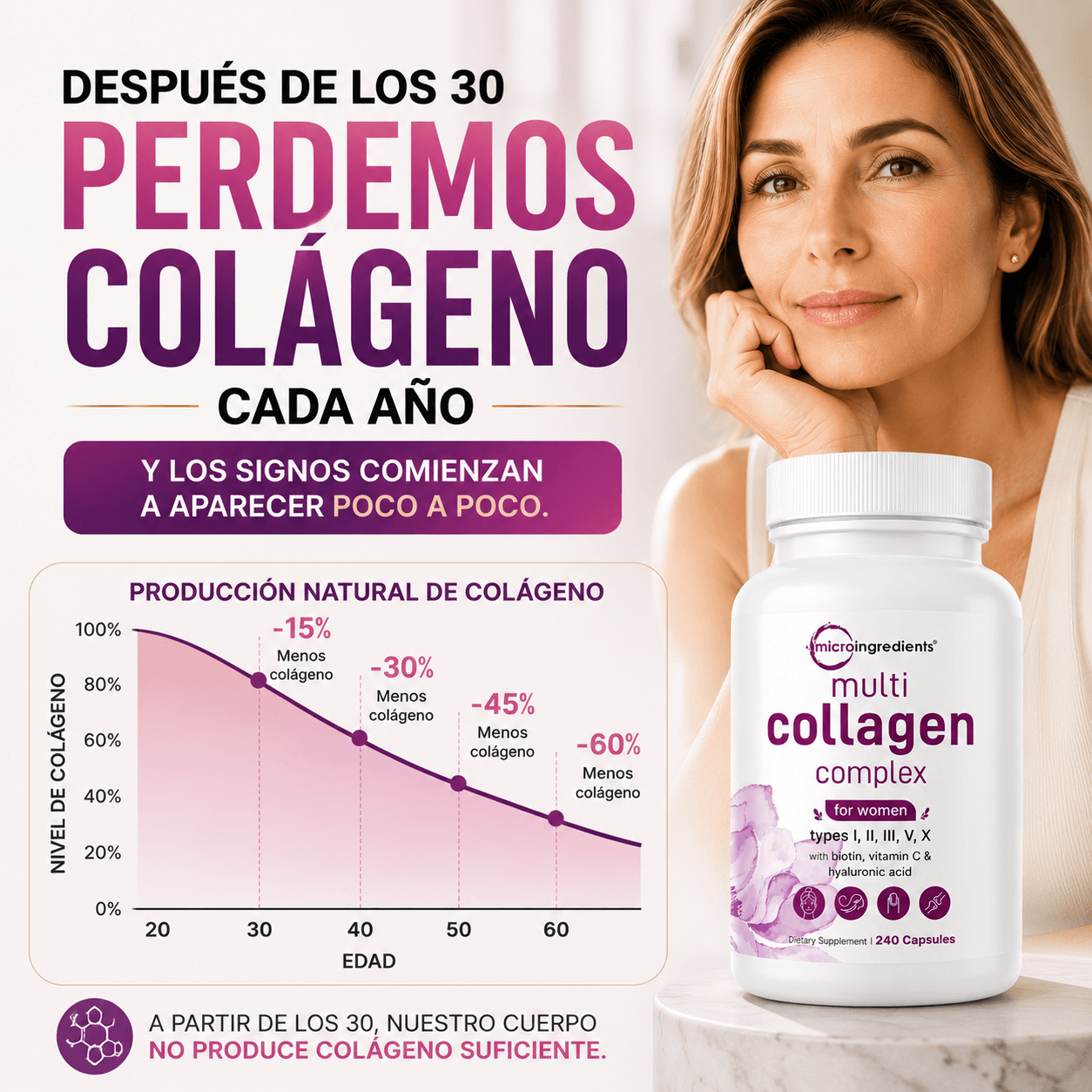 Multicolágeno Complex 240 capsulas