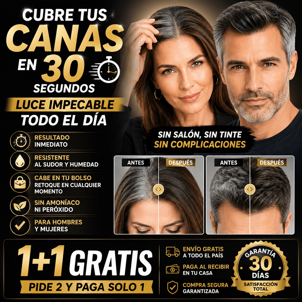 RootFix™ | Oculta Canas en 30 Segundos