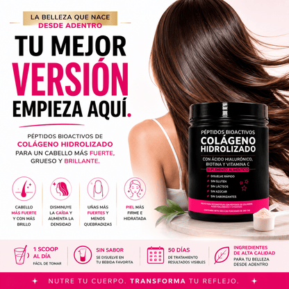Colágeno Hidrolizado con Péptidos Bioactivos