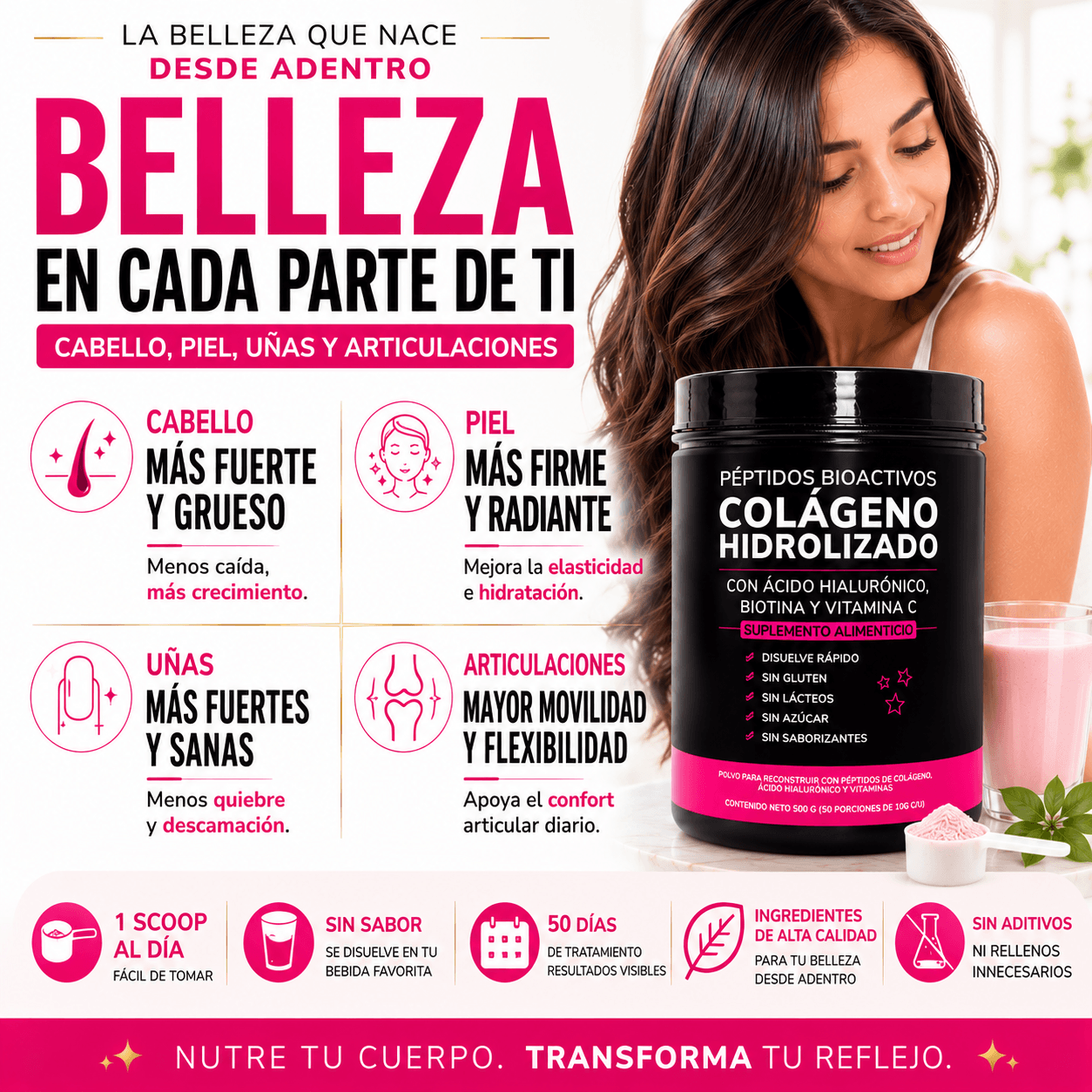 Colágeno Hidrolizado con Péptidos Bioactivos