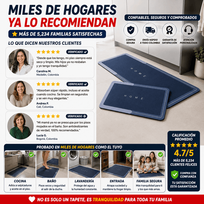 Set De Tapetes Para el Hogar 2x1