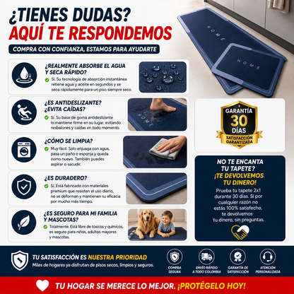 Set De Tapetes Para el Hogar 2x1