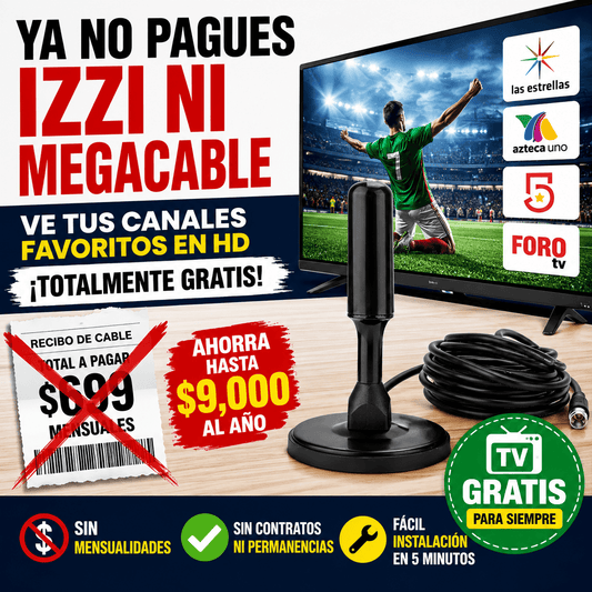 Antena HD de Alta Potencia para TV