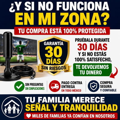 Antena HD de Alta Potencia para TV