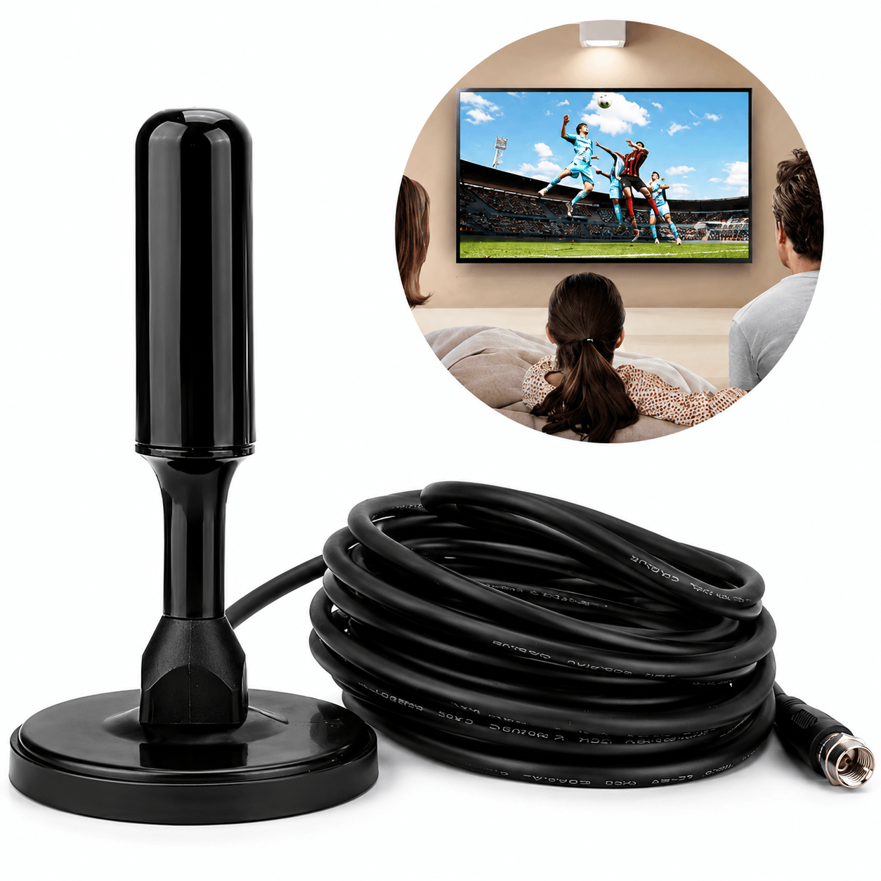 Antena HD de Alta Potencia para TV