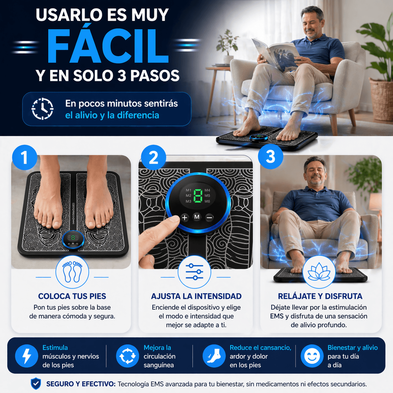 NeuroPulse™ Alfombrilla de Estimulación Muscular + Masajeador cervical GRATIS