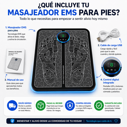 NeuroPulse™ Alfombrilla de Estimulación Muscular + Masajeador cervical GRATIS