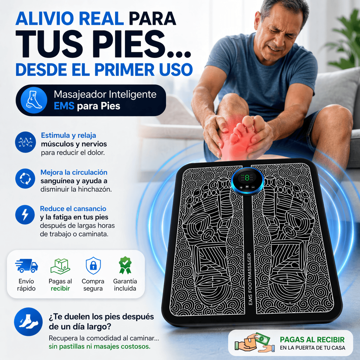 NeuroPulse™ Alfombrilla de Estimulación Muscular + Masajeador cervical GRATIS