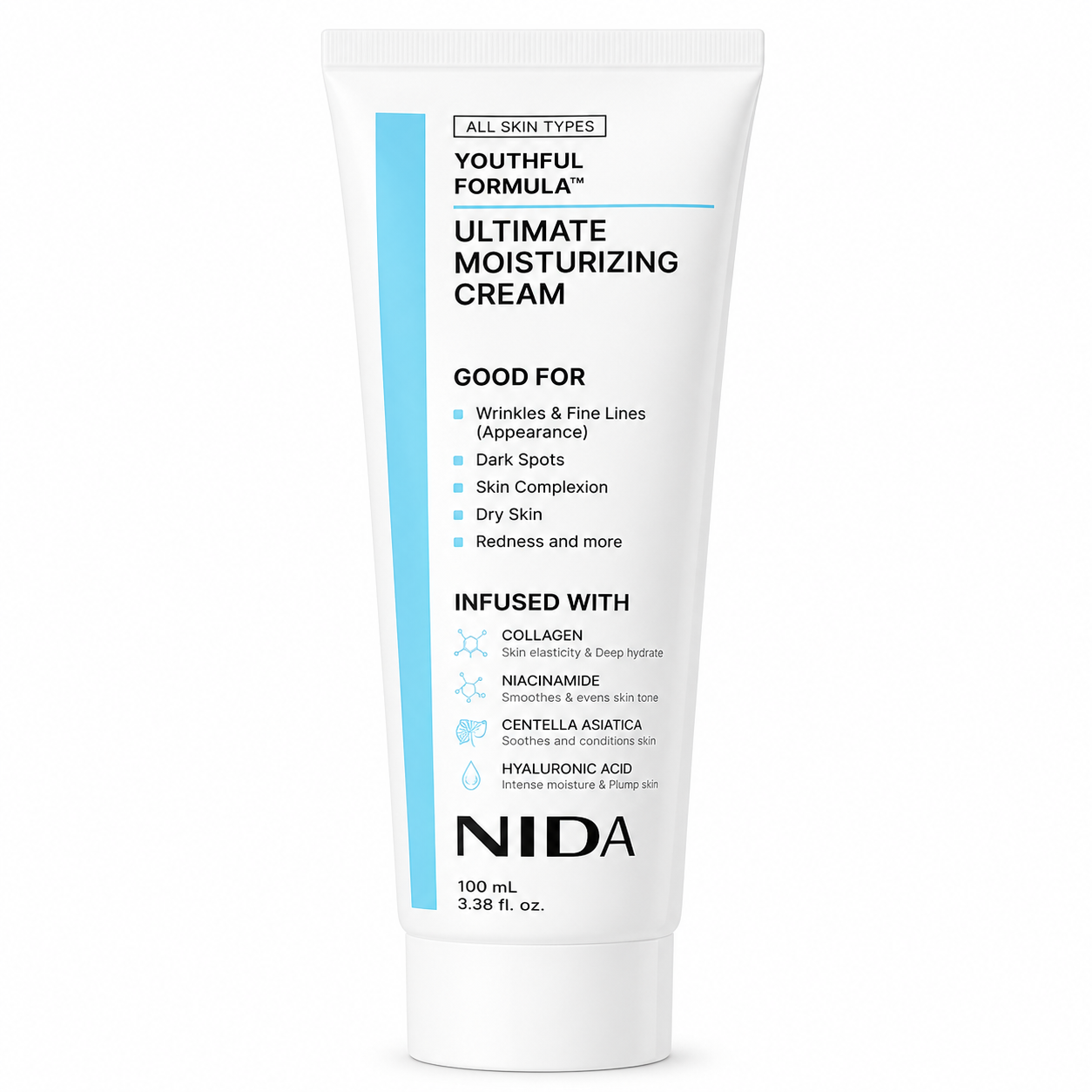 NIDA® Crema Hidratante Reafirmante con Colágeno