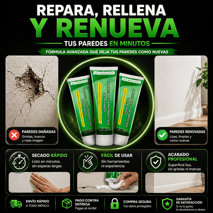 RenovaWall™ Crema para restaurar paredes 3x1