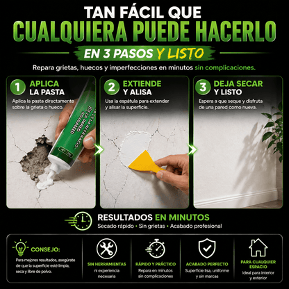 RenovaWall™ Crema para restaurar paredes 3x1