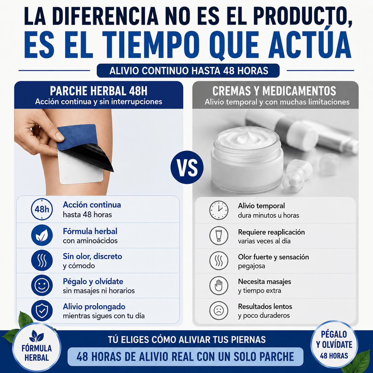 TRATAMIENTO HERBAL PARA VÁRICES (30 PARCHES)