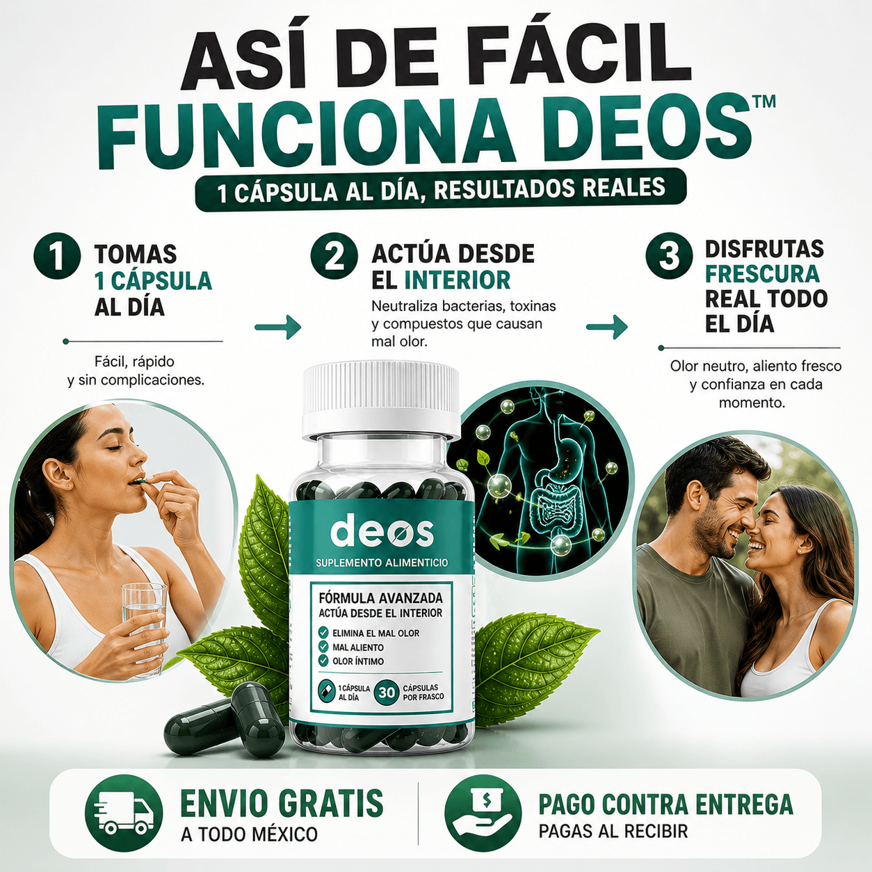 Deos Fresh™ – Cápsulas Desodorantes Internas