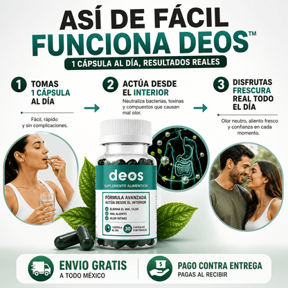 Deos Fresh™ – Cápsulas Desodorantes Internas