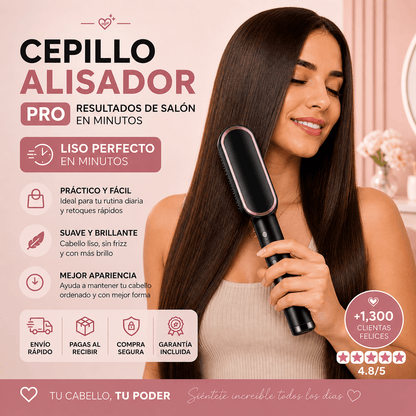 LisseGo™ Cepillo Alisador 3 en 1