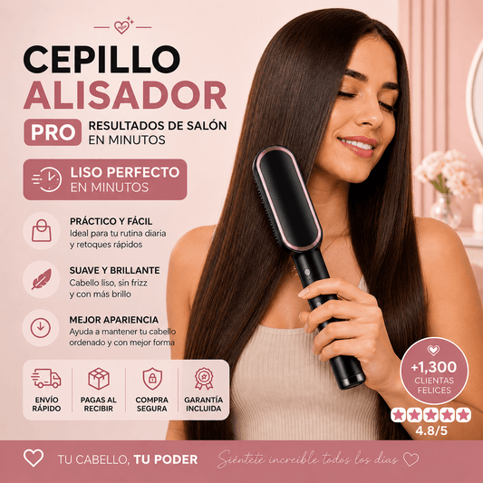 LisseGo™ Cepillo Alisador 3 en 1