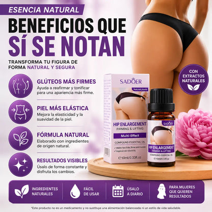 Sérum Reafirmante y Voluminizador de Glúteos