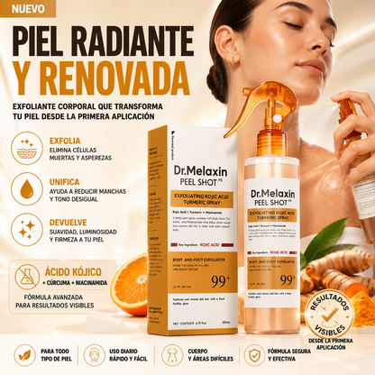 Dr.Melaxin® Spray Exfoliante Turmeric 200ml