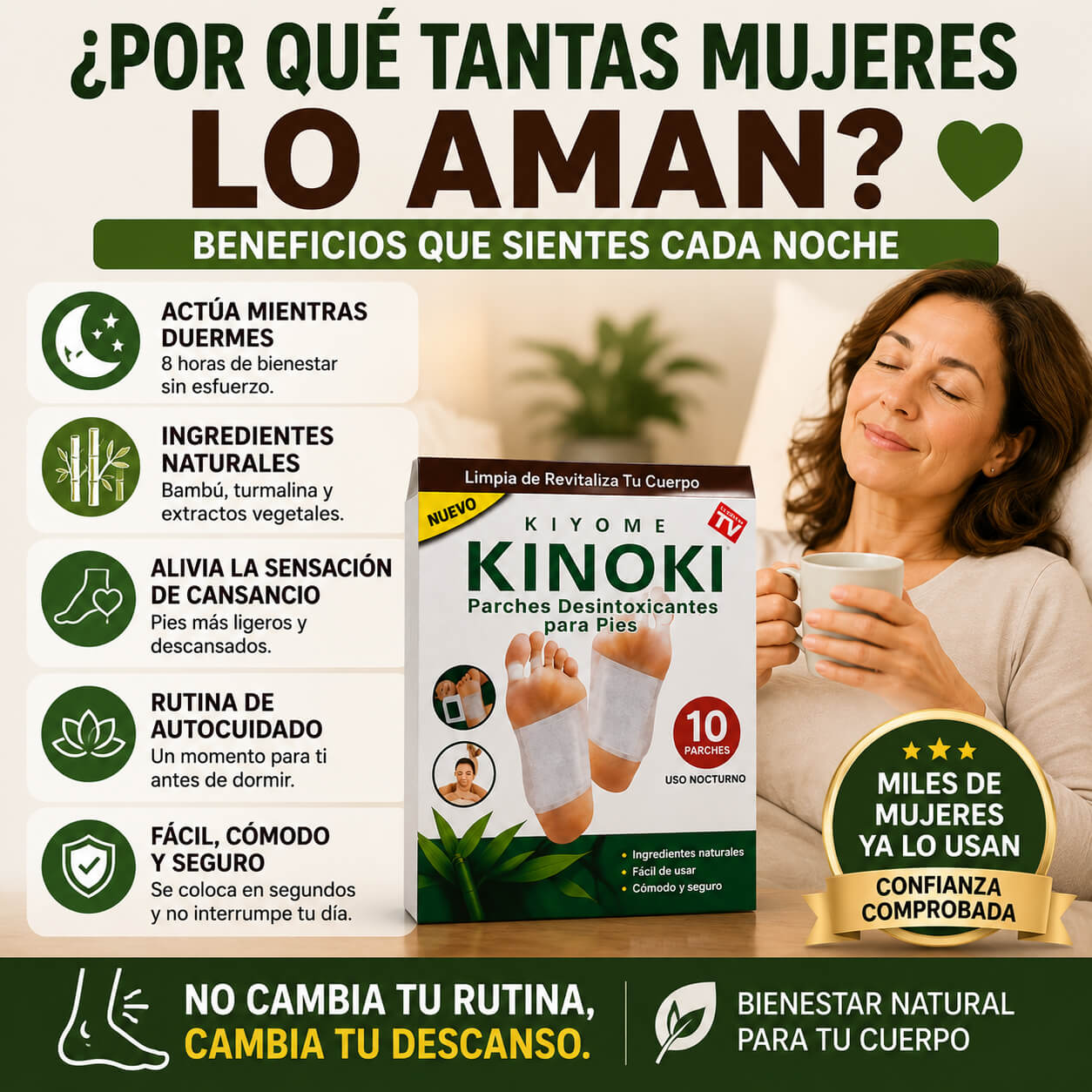 Oferta de 50 Parches KINOKI Desintoxicantes