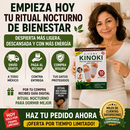 Oferta de 50 Parches KINOKI Desintoxicantes