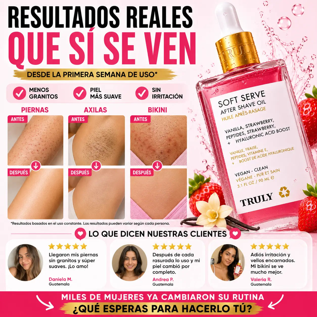 TRULY® Soft Serve Aceite Post-Afeitado