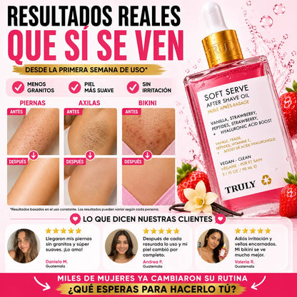 TRULY® Soft Serve Aceite Post-Afeitado