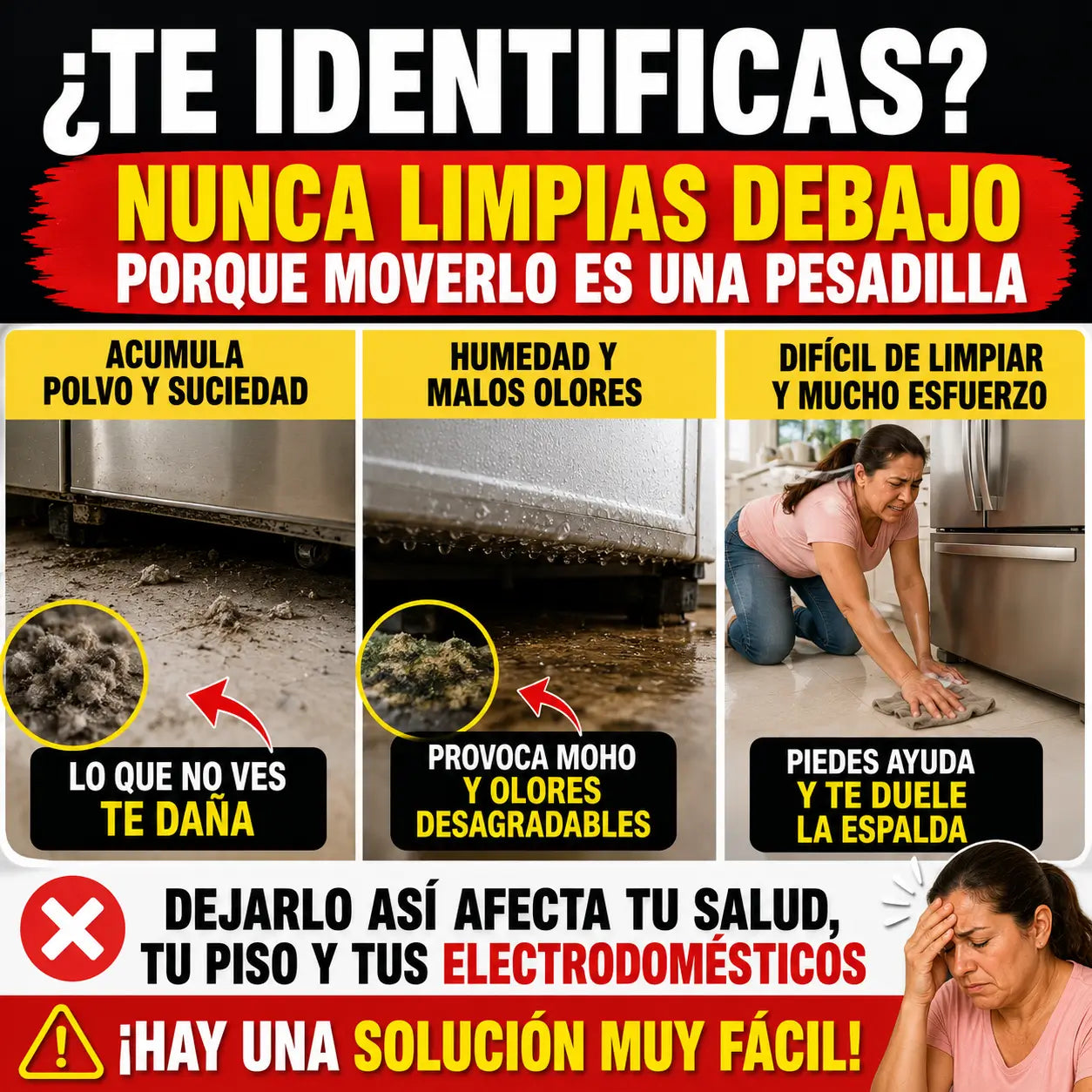 Base Móvil Multiusos para Electrodomésticos Pesados